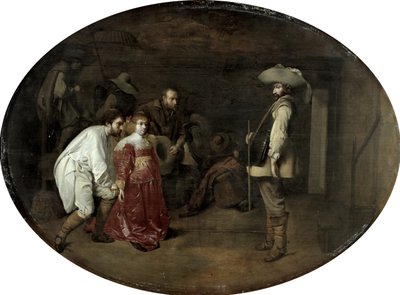 Brought Before the Captain by Willem Cornelisz Duyster